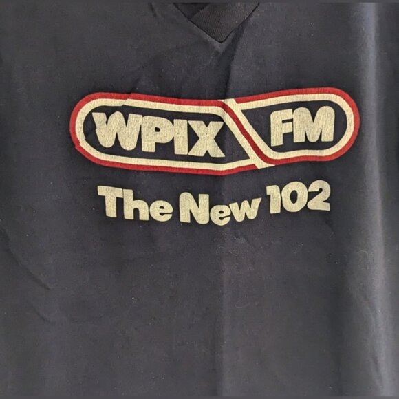 Vintage WPIX FM T-Shirt - Mens Medium - Picture 2 of 3